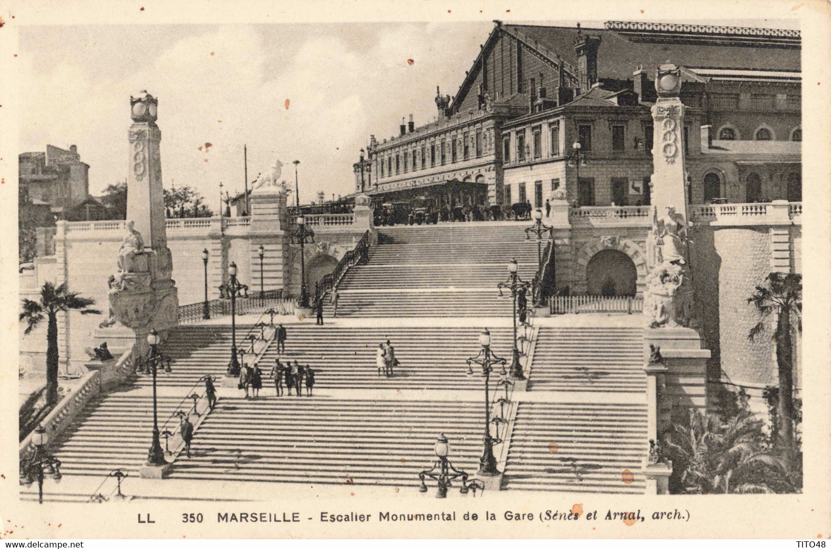 France (13 Marseille) - Escalier Monumental de La Gare