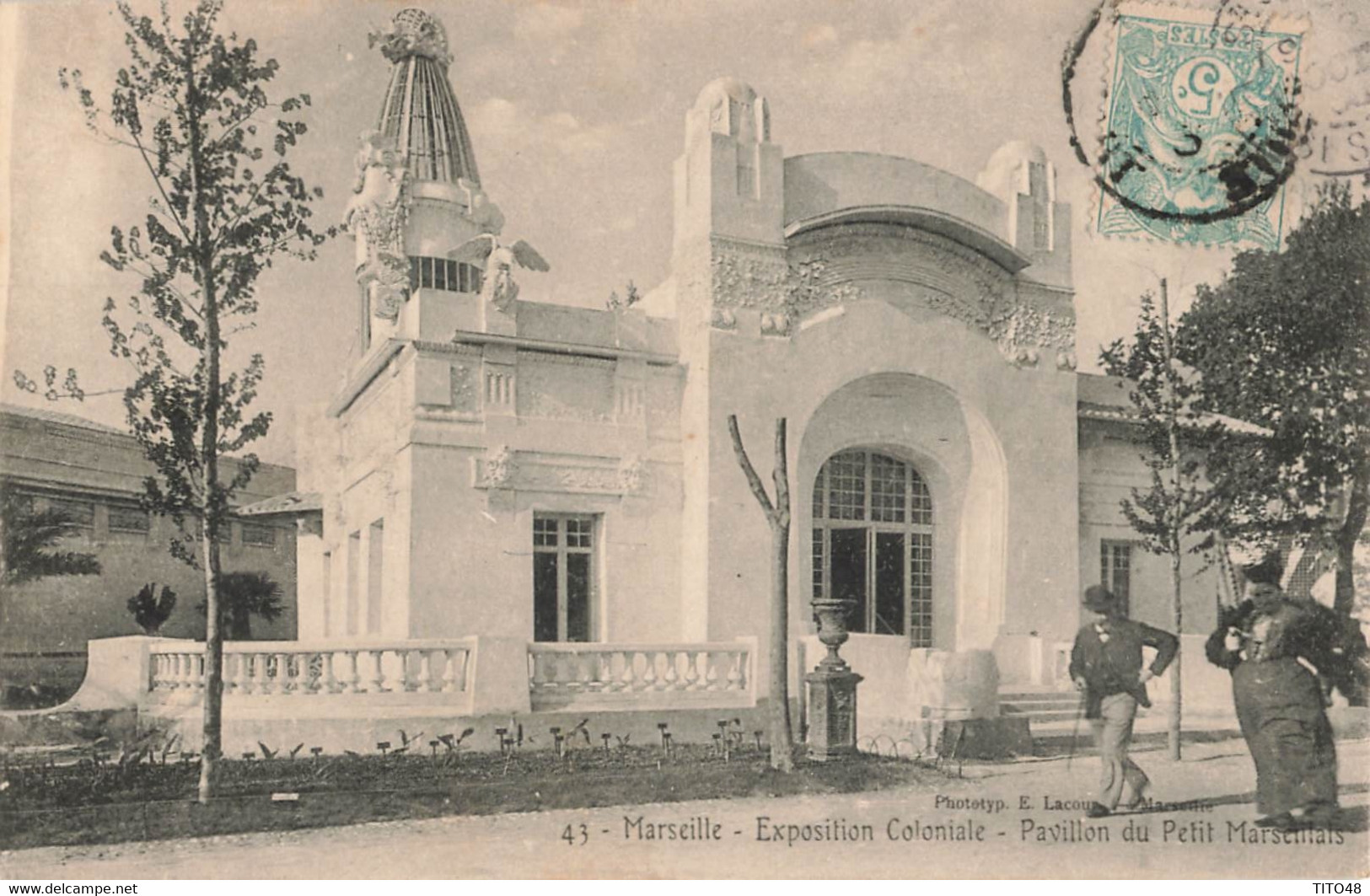 France (13 Marseille) - Exposition Internationale d'Electricité 1908 - Maison Moderne - Intérieur