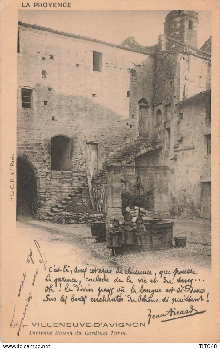 France (30 Gard) - Villeneuve-lès-Avignon - Ancienne Maison du Cardinal Turin