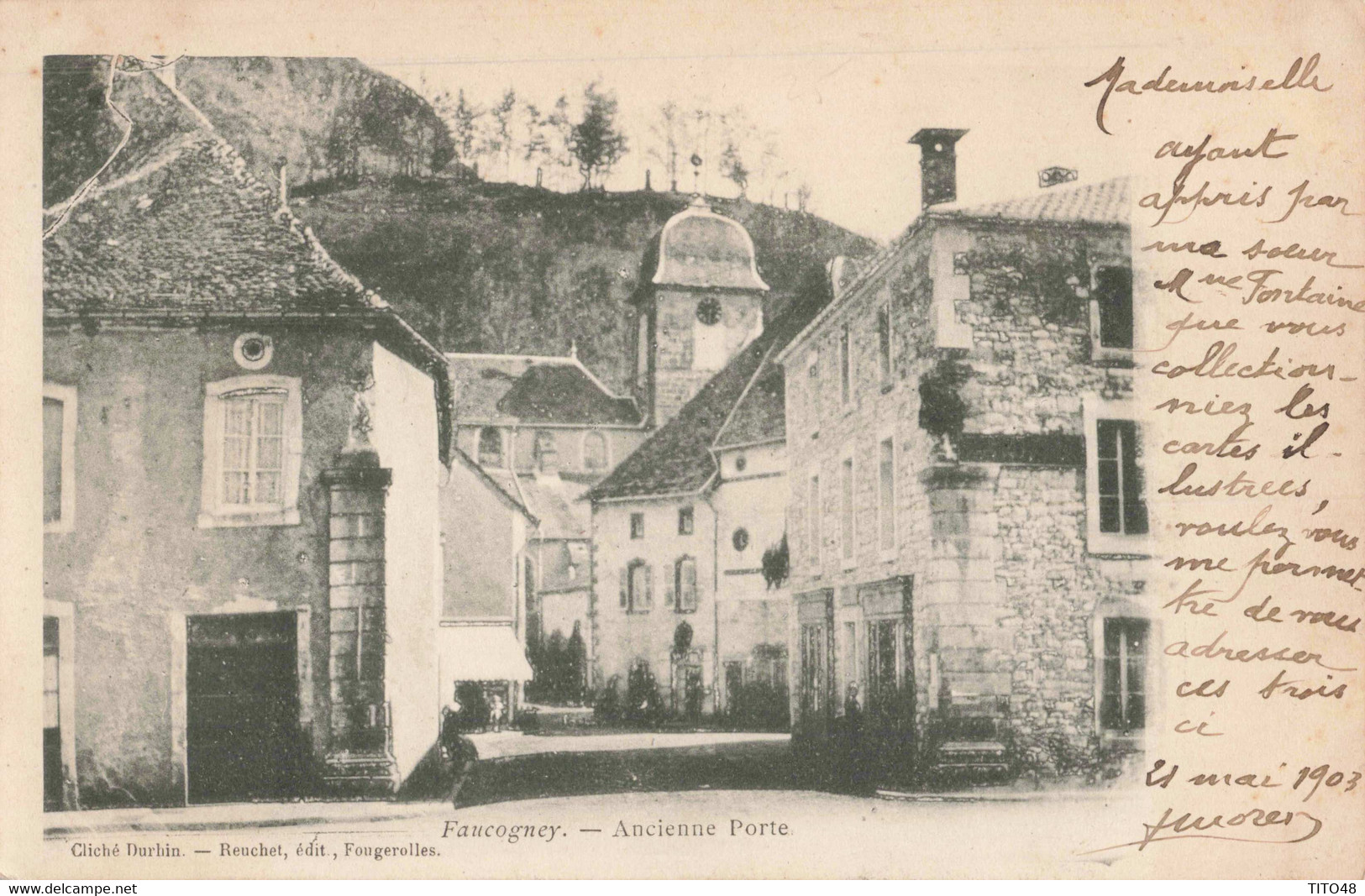 FRANCE - 70 HAUTE-SAÔNE - FAUCOGNEY - Ancienne Porte