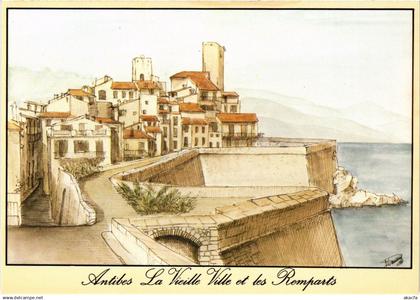 CPM ANTIBES La Vieille Ville et les Remparts (1326595)