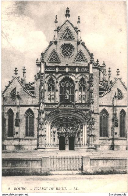 CPA Carte postale France  Bourg Eglise de Brou    VM84121