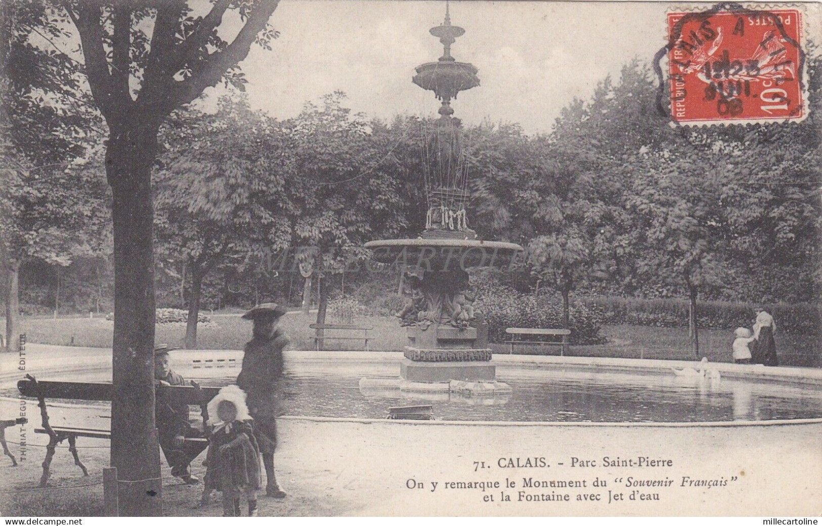 FRANCE - Calais - Parc Saint Pierre 1908