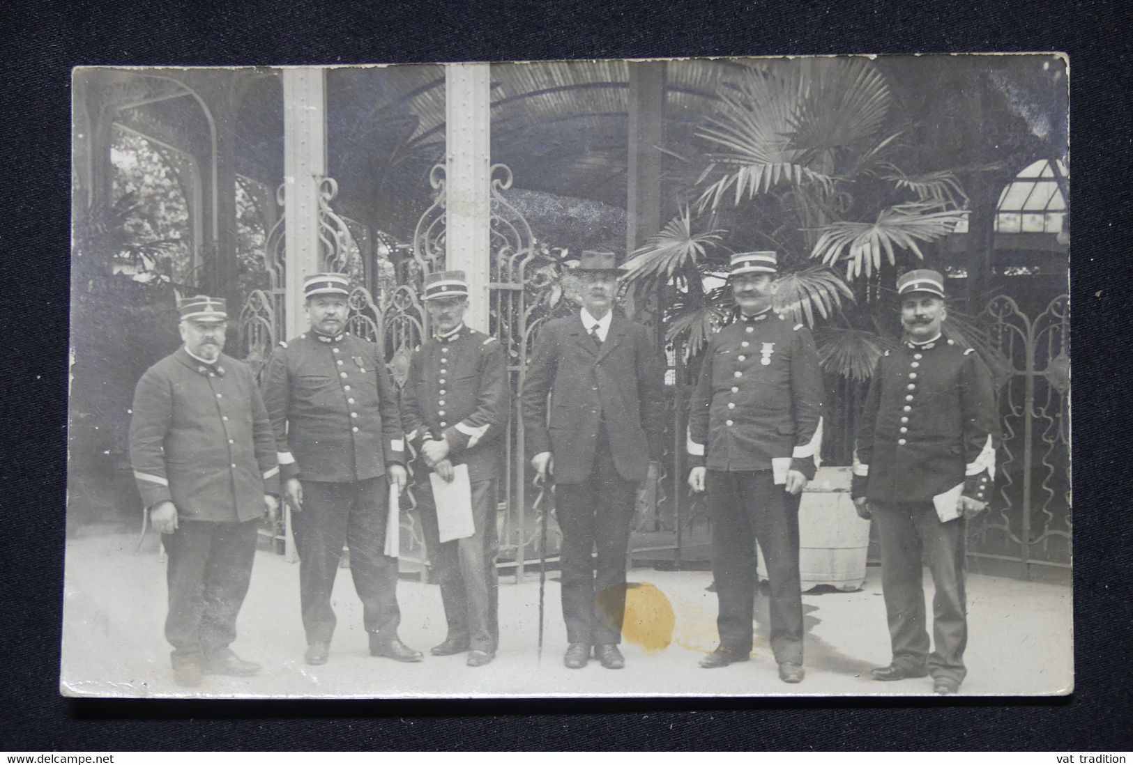 FRANCE - Carte postale photo de Saint Julien en Saint Alban avec Soldats - L 101467