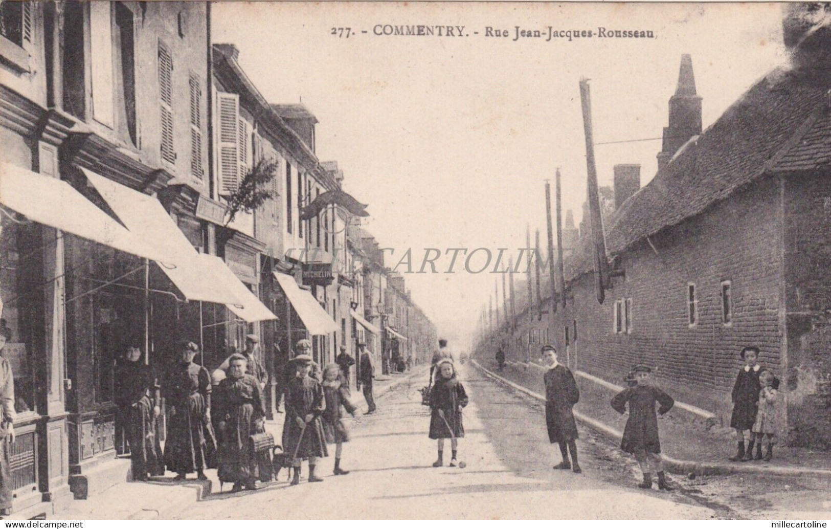 FRANCE - Commentry - Rue Jean Jacques Rousseau