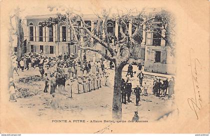 Guadeloupe - POINTE à PITRE - Affaire Ballet, sortie des Assises - Ed. inconnu