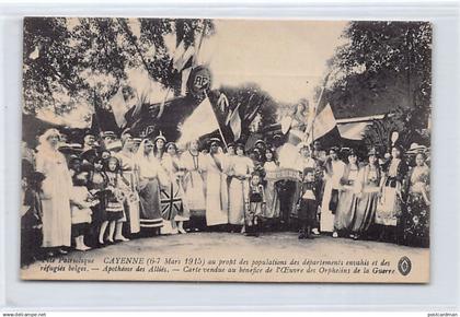 Guyane - CAYENNE - Fête Patriotique (6-7 Mars 1915) - Apothéose des Alliés - Ed. inconnu