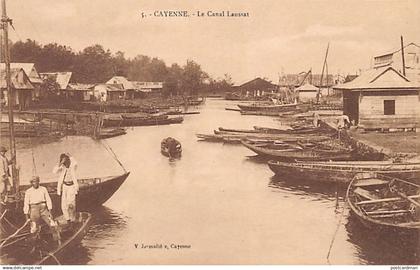 Guyane - CAYENNE - Le Canal Laussat - Ed. V. Jermolière 5.