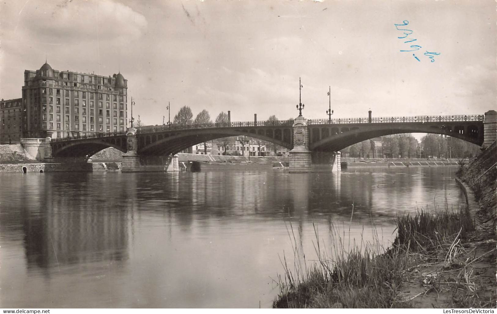 FRANCE - L'Ile Saint Denis - Vue générale du pont de l'Ile Saint Denis - Carte postale ancienne