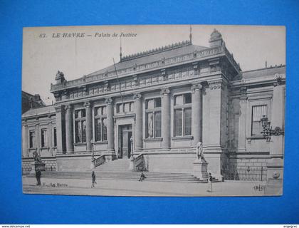 CPA  Le Havre -  Le Palais de Justice voyagé