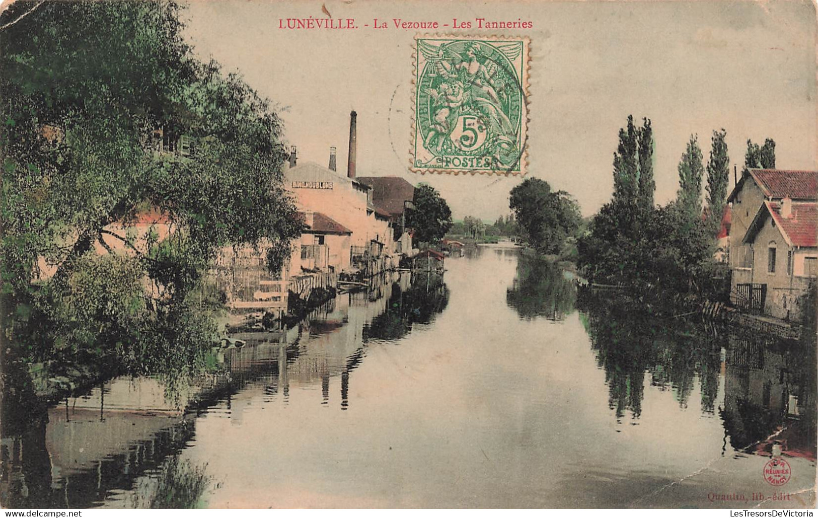 FRANCE - Lunéville - La Vezouze - Les Tanneries - La rivière et ses bords - Colorisé - Carte postale ancienne