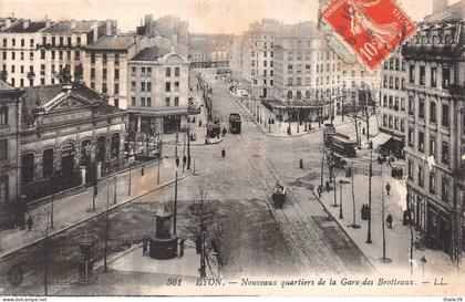 Lyon 6 quartier gare des Brotteaux tramway brasserie du Parc