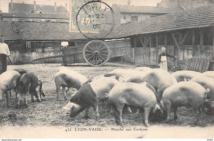 Lyon 9 Vaise marché aux cochons cochon 435 SF