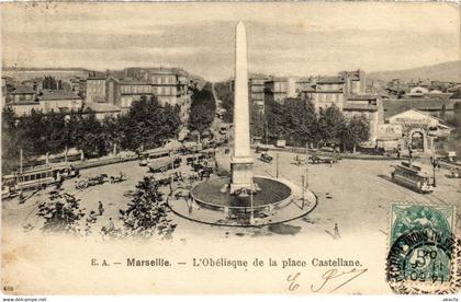 CPA MARSEILLE - L'Obelisque de la place Castellane (988508)