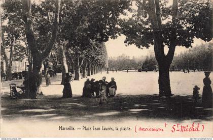 FRANCE - Marseille - Place Jean Jaurès - La plaine - Carte postale ancienne