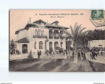 MARSEILLE : Exposition Internationale d'Electricité, 1908, maison moderne - état