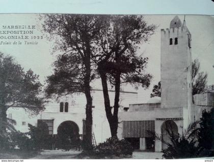 Marseille Bouches-du-Rhône Marseille Expositions Coloniales 1906 - 1922 palais de la Tunisie   13 France cpa