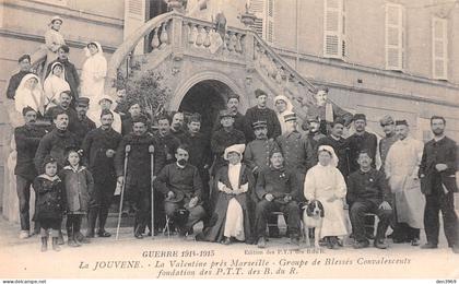 La VALENTINE (Bouches-du-Rhône) par Marseille - Hôpital St Sébastien fondé PTT - Coin de Salle de Blessés Guerre 1914-18