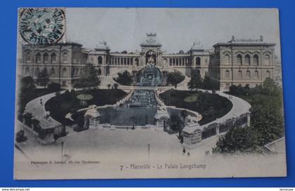 le PALAIS LONGCHAMP -MARSEILLE CPA-Carte Postale[13] Bouches-du-Rhône Pour Le Monestier