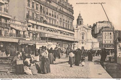 France (13 Marseille) - Le  Quai du Port - "Vieux Port"