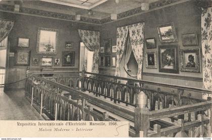 France (13 Marseille) - Exposition Internationale d'Electricité 1908 - Maison Moderne - Intérieur