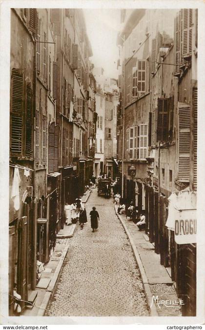 Vieux Marseille au vieux Port 1930