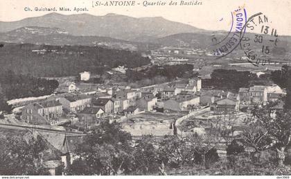 SAINT-ANTOINE - Quartier des Bastides - Historique au verso