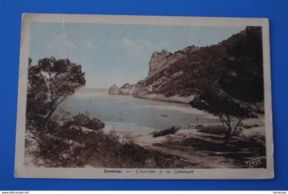 CPA SORMIOU ENTRÉE ARRIVÉE A LA CALANQUE MARSEILLE-Carte Postale [13] Bouches-du-Rhône-edit Tardy