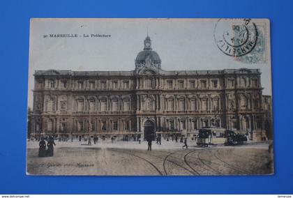 1906 LA PRÉFECTURE Canebière, centre ville MARSEILLE CPA-Carte Postale [13] Bouches-du-Rhône pour Lyon