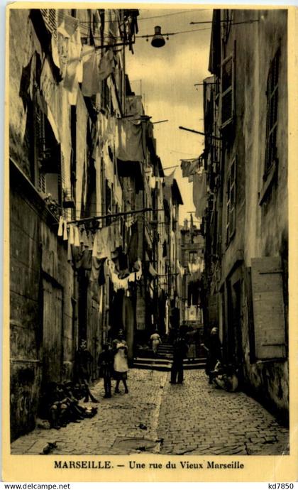 Bligny - Marseille - Une rue du Vieux Marseille