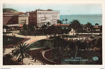 NICE : NOUVEAUX JARDINS ET GROTTE