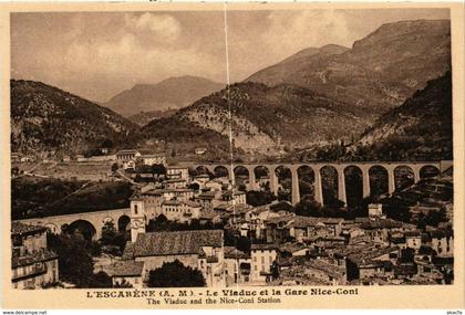 CPA Nice- Le Viaduc et la Gare Nice Coni FRANCE (1004653)