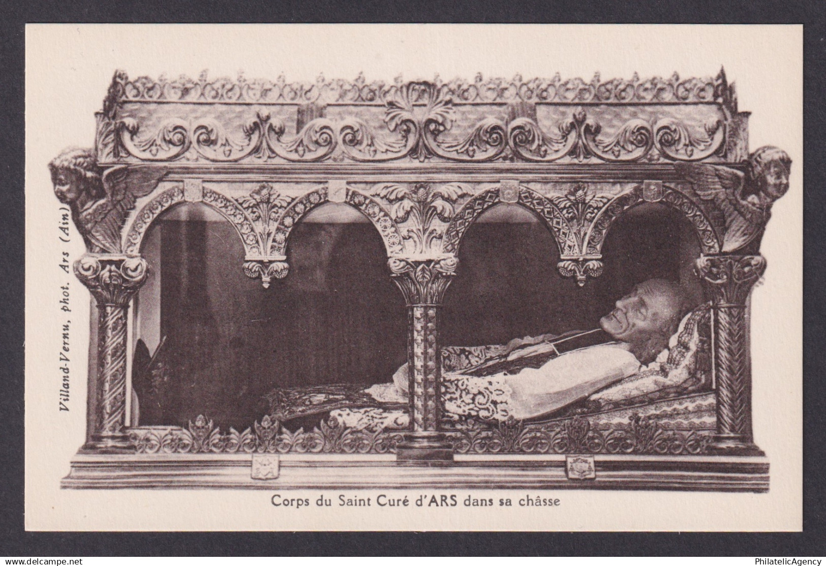 FRANCE, Postcard, Ars-sur-Formans, Corps du Curé d’Ars