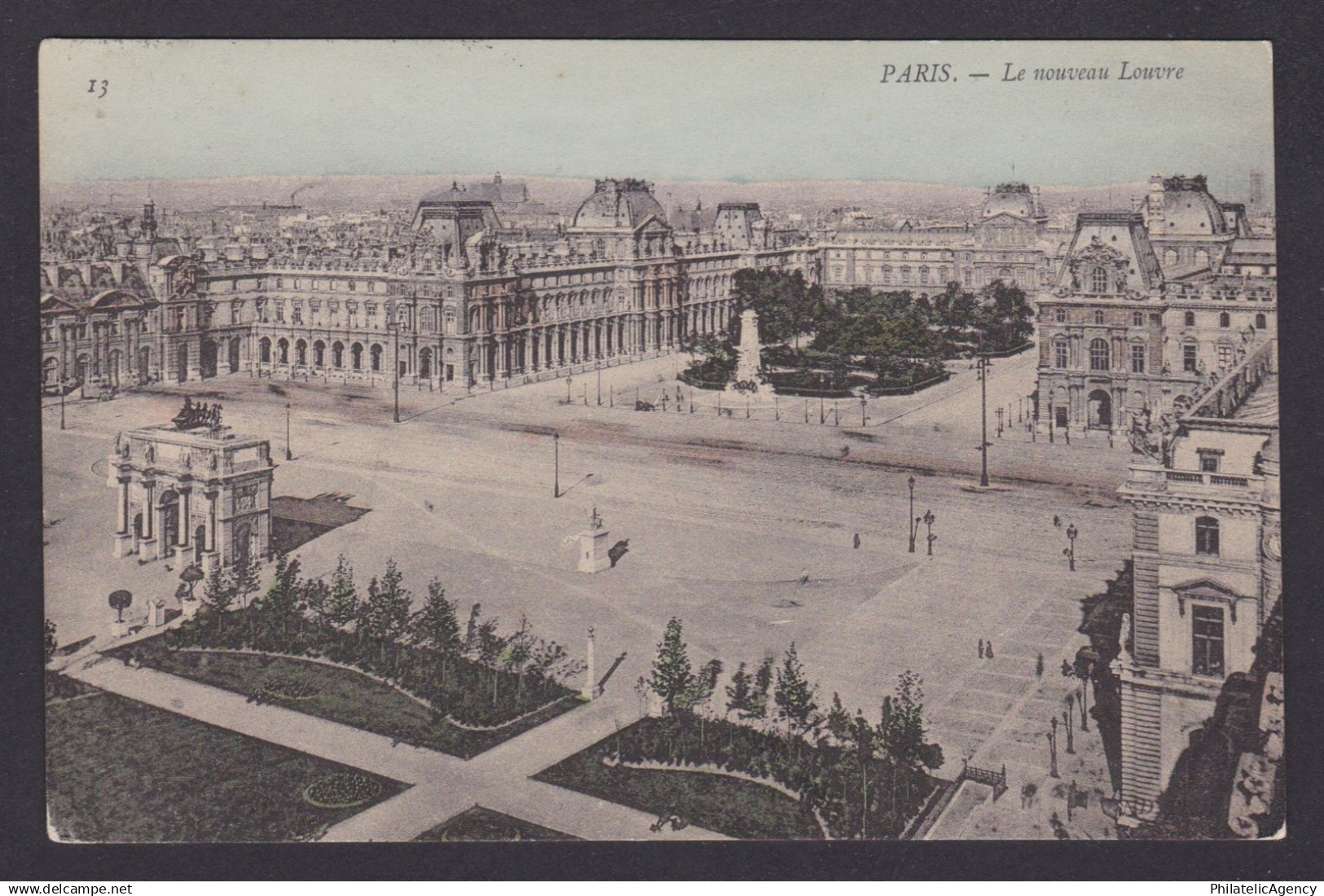 FRANCE, Postcard, Paris, The new Louvre