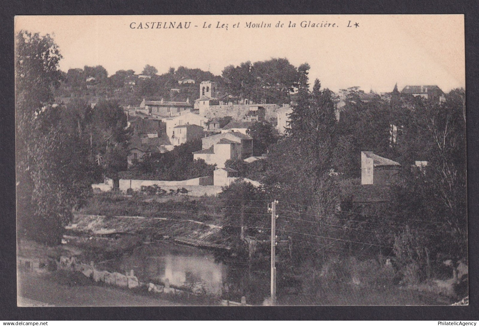 FRANCE, Postcard RPPC, Castelnau-le-Lez, Moulin de la Glacière