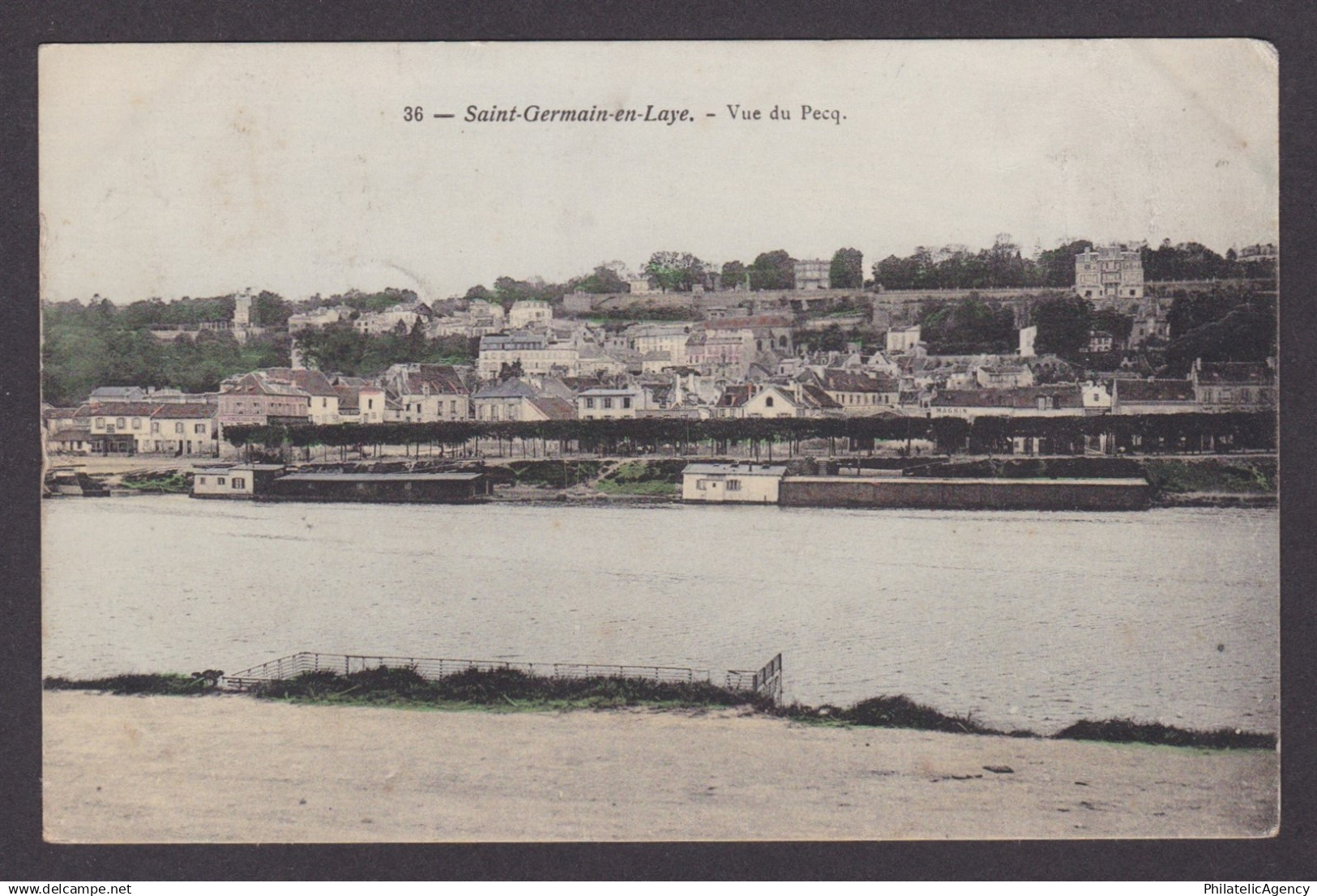 FRANCE, Postcard, Saint-Germain-en-Laye, View of Pecq