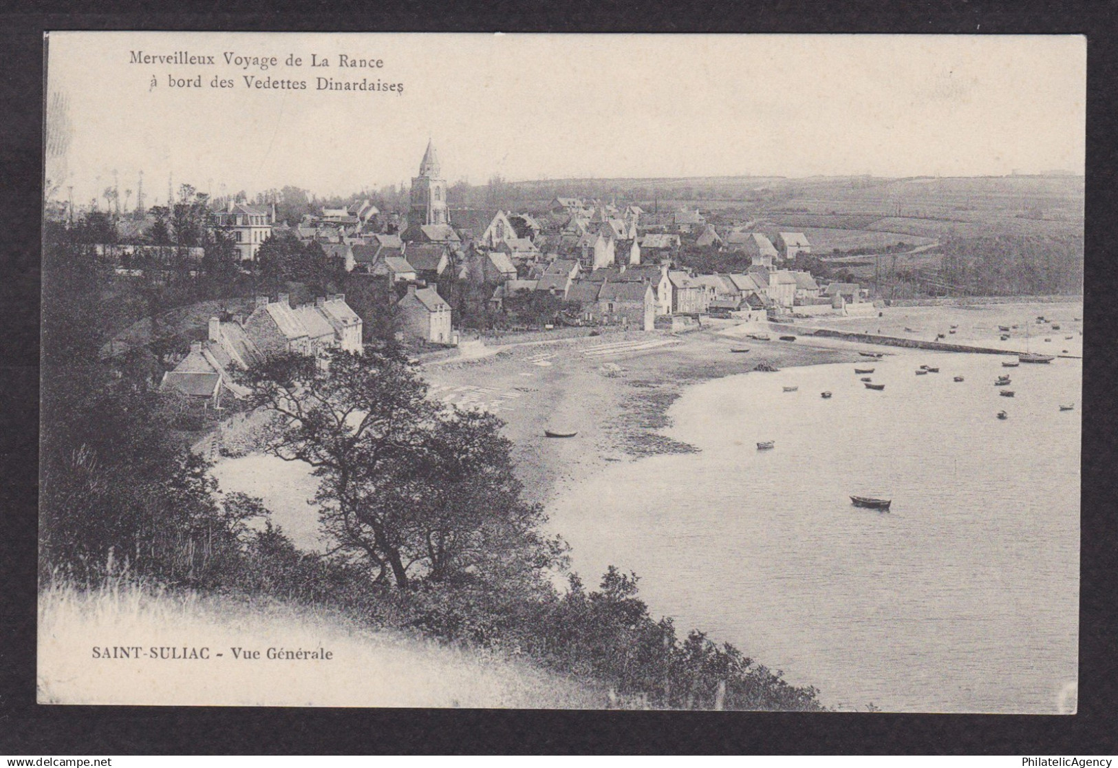 FRANCE, Postcard, Saint-Suliac, on La Rance river, Unused