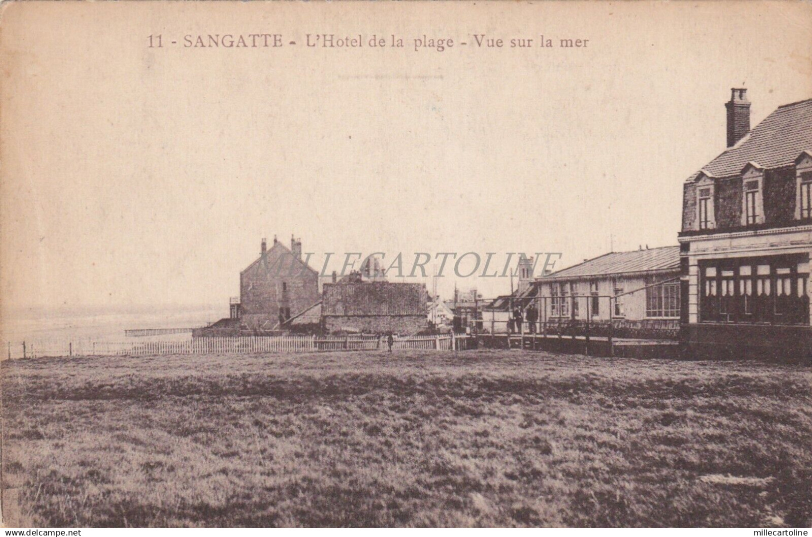 FRANCE - Sangatte - Hotel de la Plage - Vue sur la Mer