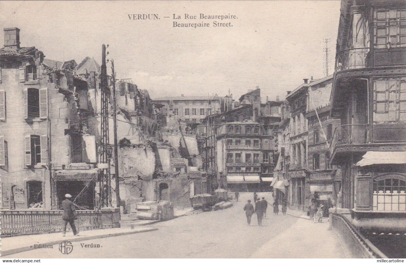 FRANCE - Verdun - La Rue Beaurepaire - WWI