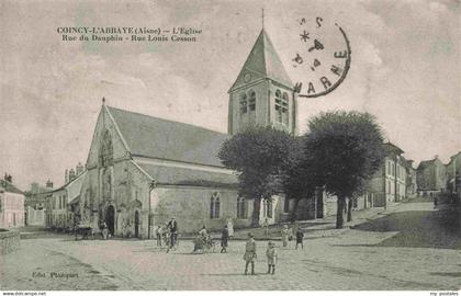 13974814 Coincy 02 Aisne Eglise Rue du Dauphin Rue Louis Cesson