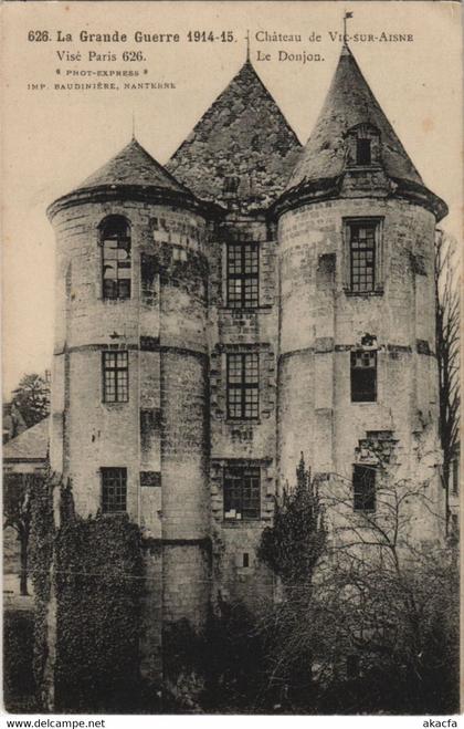 CPA Chateau de Vic-sur-Aisne - Le Donjon (1061684)