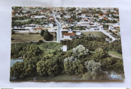 Cpm, Vailly sur Aisne, vue générale aérienne, l'Aisne "rivière", Aisne 02