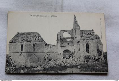 Vauxcere, l'eglise, Aisne 02