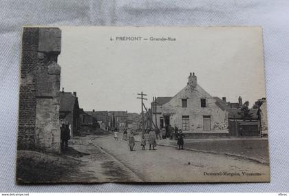 Prémont, grande rue, Aisne 02