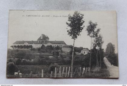 Cpa 1918, Varennes sur Allier, hospice de Gayette, Allier 03