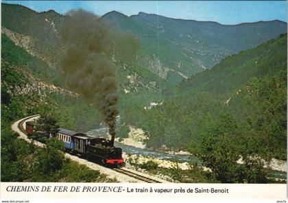 CPM SAINT-BENOIT Le Train a Vapeur pres de Saint-Benoit (1209273)