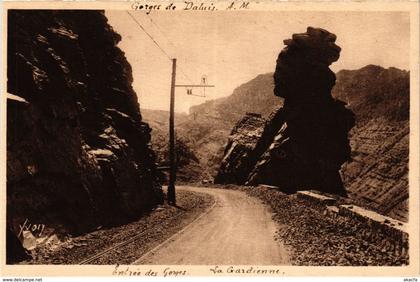 CPA Gorges de Daulis- Entree des Gorges,la Gardienne FRANCE (1005279)