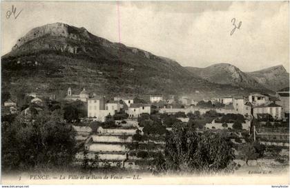 Vence, La Ville et le Baou de Vence