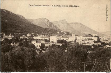 Vence, Les Quatre Baous, Vence et son Diademe