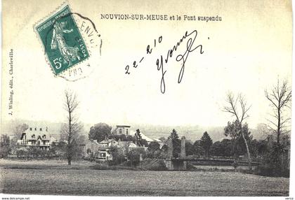 Carte postale ancienne de NOUVION sur MEUSE